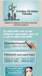 Mobile Screenshot of creatingchristianfamilies.com